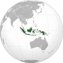 Mapa de Indonesia