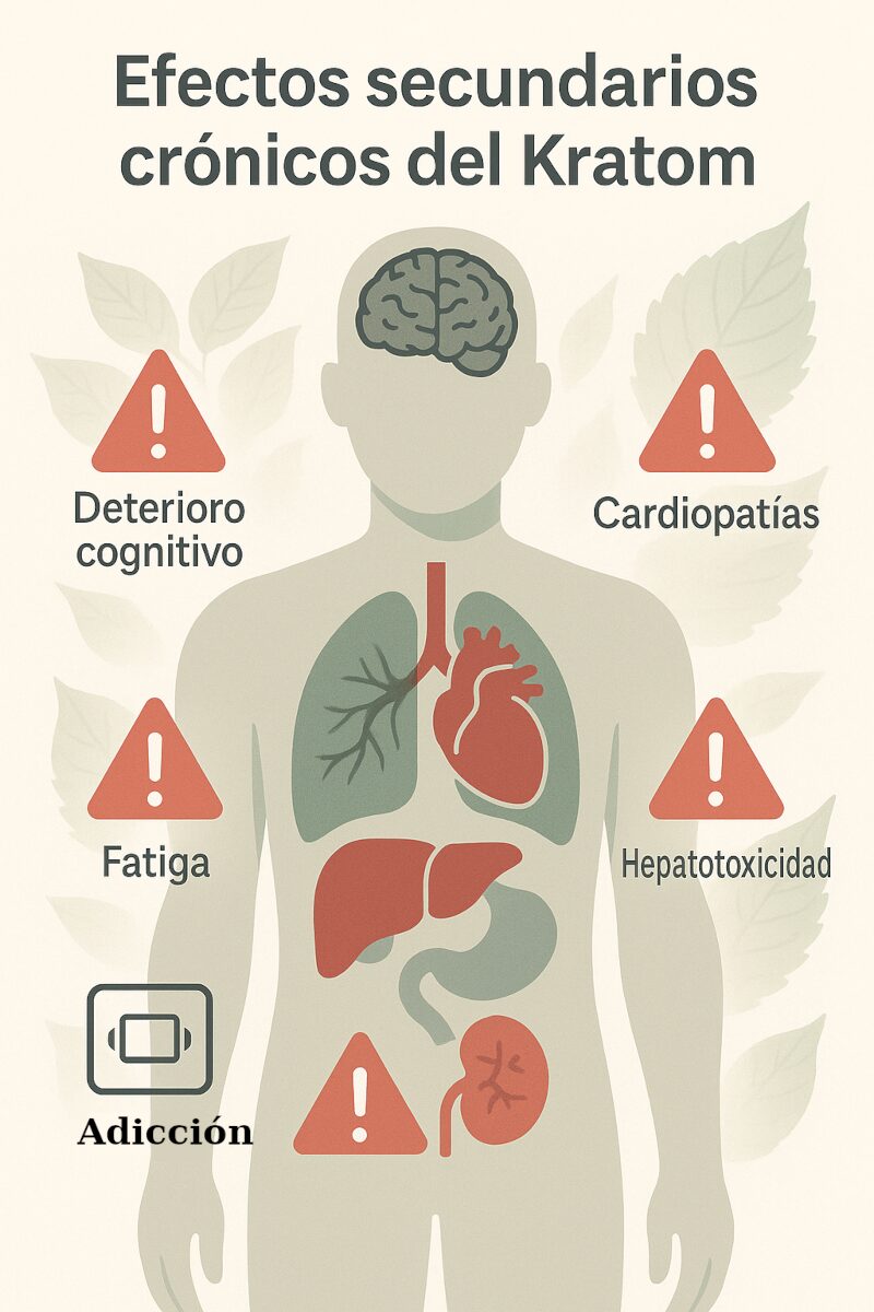 Efectos secundarios crónicos del Kratom