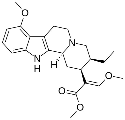 Estructura química de la mitraginina