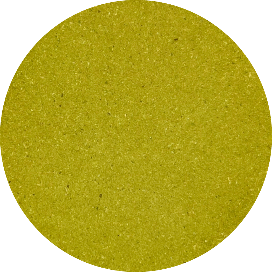 Macrofotografía del Kratom Super Green lote A0007